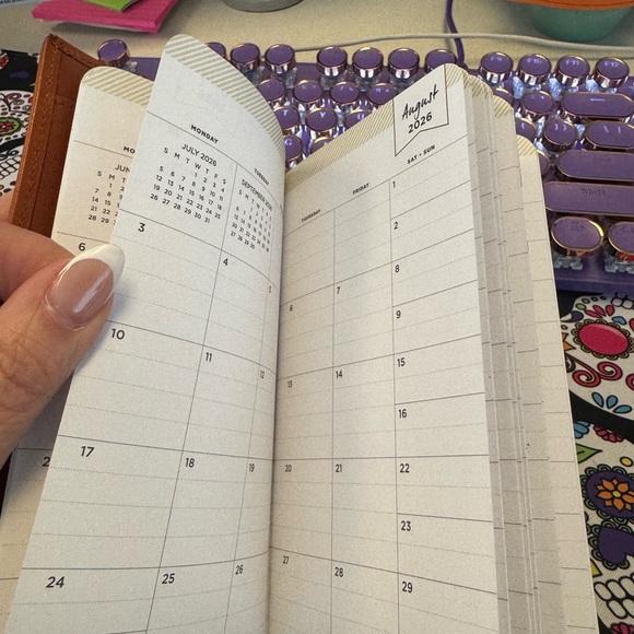 Dooney & Bourke Olive and Tan Leather Planner/Journal - Picture 3 of 4